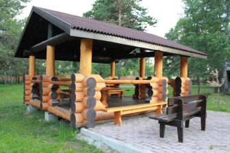 Открытая беседка на 25 гостей