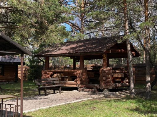 Открытая беседка на 18 человек